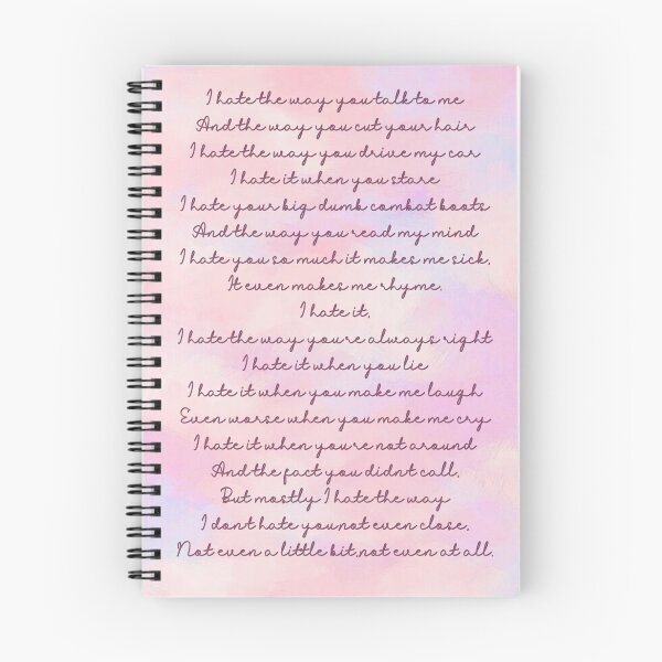 Item preview, 10 Things I Hate Poem designed and sold by baranskini.