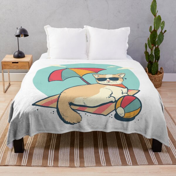 Item preview, cat beach  designed and sold by dreamiedesire.