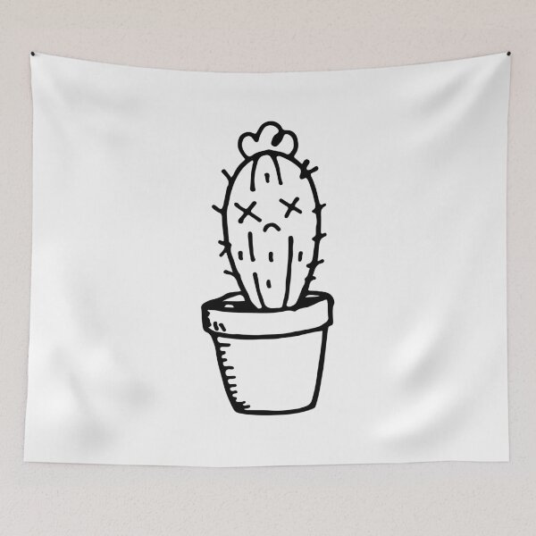 Item preview, Cute Dying Cactus Tattoo designed and sold by Romanii13.