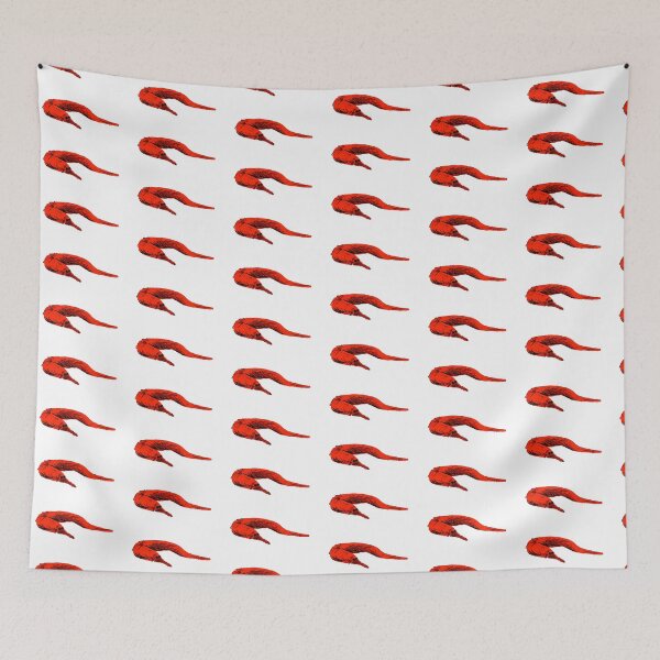 Item preview, Red worm on a string design designed and sold by catecoetzee.