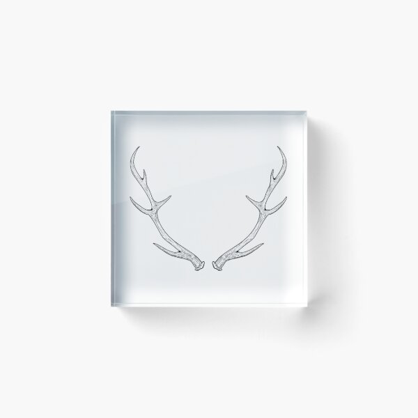 Item preview, Black and White Antlers. designed and sold by Fluctuate.