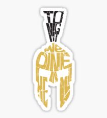 Tonight we dine in HELL!! Sticker