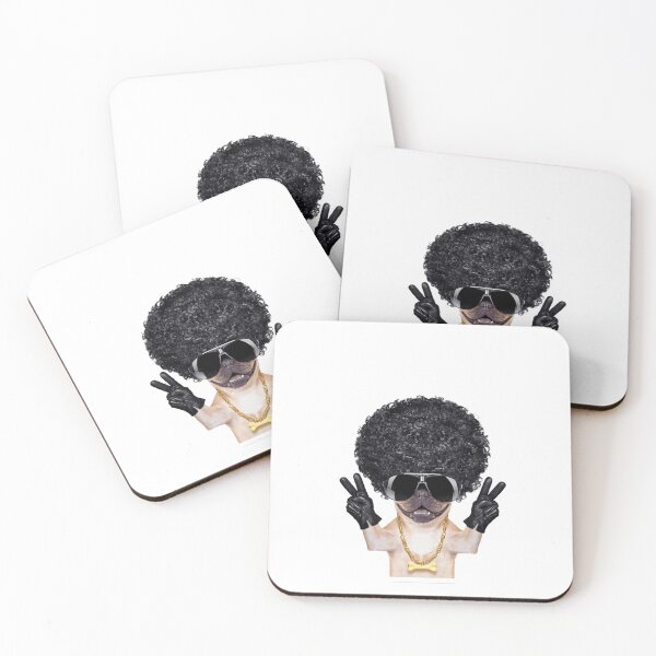 Item preview, Cool Soul Brother Pub Dog Peace Sign designed and sold by Rowena Jones.