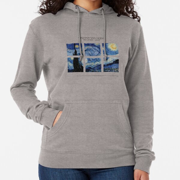 La noche estrellada Sudadera ligera con capucha