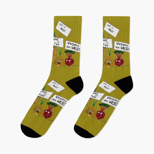 Item preview, Vegetables and Fruit Protesting Vegans designed and sold by Thispoeticlife.