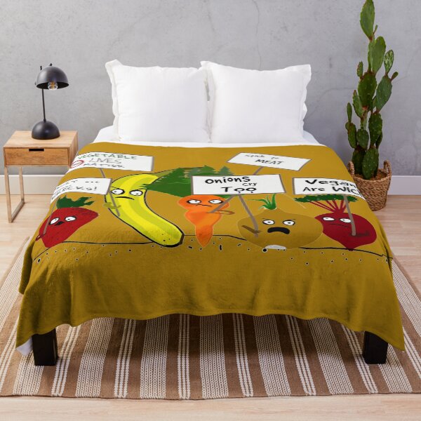 Item preview, Vegetables and Fruit Protesting Vegans designed and sold by Thispoeticlife.