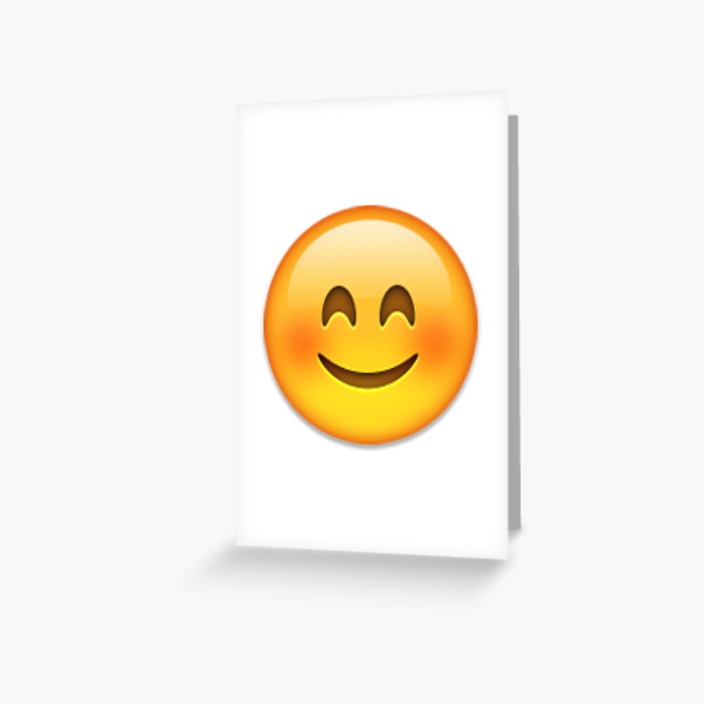 &quot;Happy Emoji&quot; Greeting Card by nojams | Redbubble