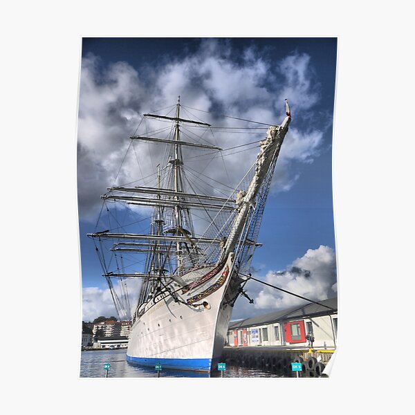 The Statsraad Lehmkuhl (2) In All Her Glory Poster
