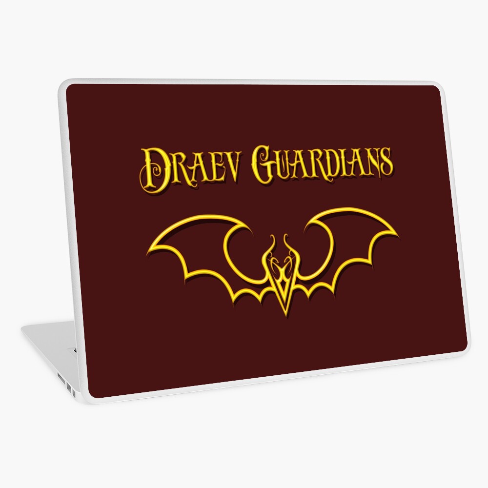 Draev Guardians fang wing symbol Laptop Skin