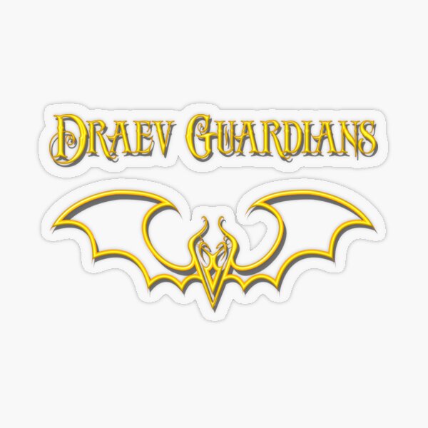 Draev Guardians fang wing symbol Transparent Sticker