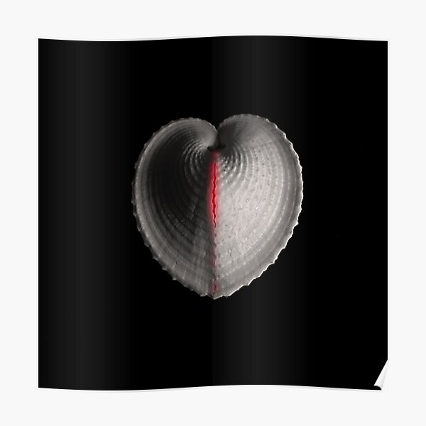 Dark Heart Posters Redbubble - fairy tail fiery hearts prime roblox