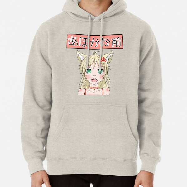 anime cat girl hoodie