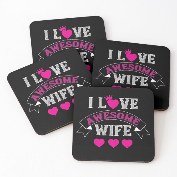 Item preview, I love awesome Wife designed and sold by TinoThreads.