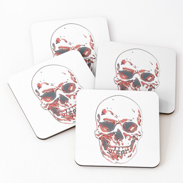 Item preview, White and Red Skull designed and sold by DnTheory.