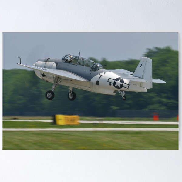 Item preview, NL9584Z TBM-3 Avenger taking off designed and sold by Henry Plumley.