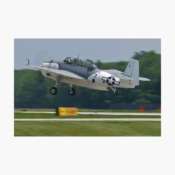 Item preview, NL9584Z TBM-3 Avenger taking off designed and sold by Henry Plumley.