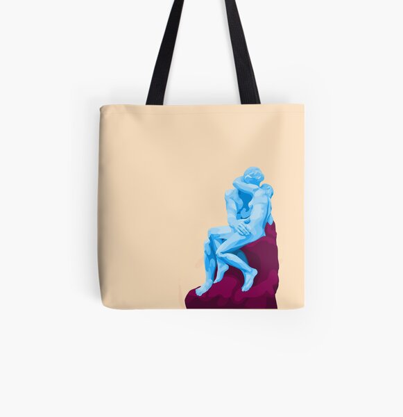 Remixed Rodin All Over Print Tote Bag