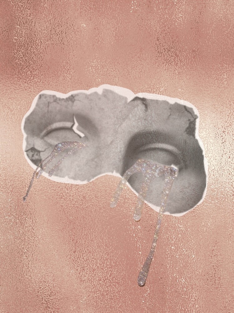 "Glitter Tears Aesthetic" Poster by beansarejelly Redbubble