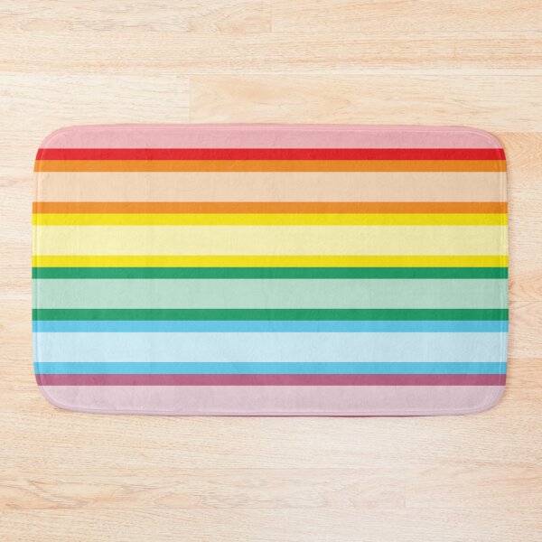 Item preview, Half Stripe Pastel Rainbow Flag Horizontal designed and sold by dopaminebrand.