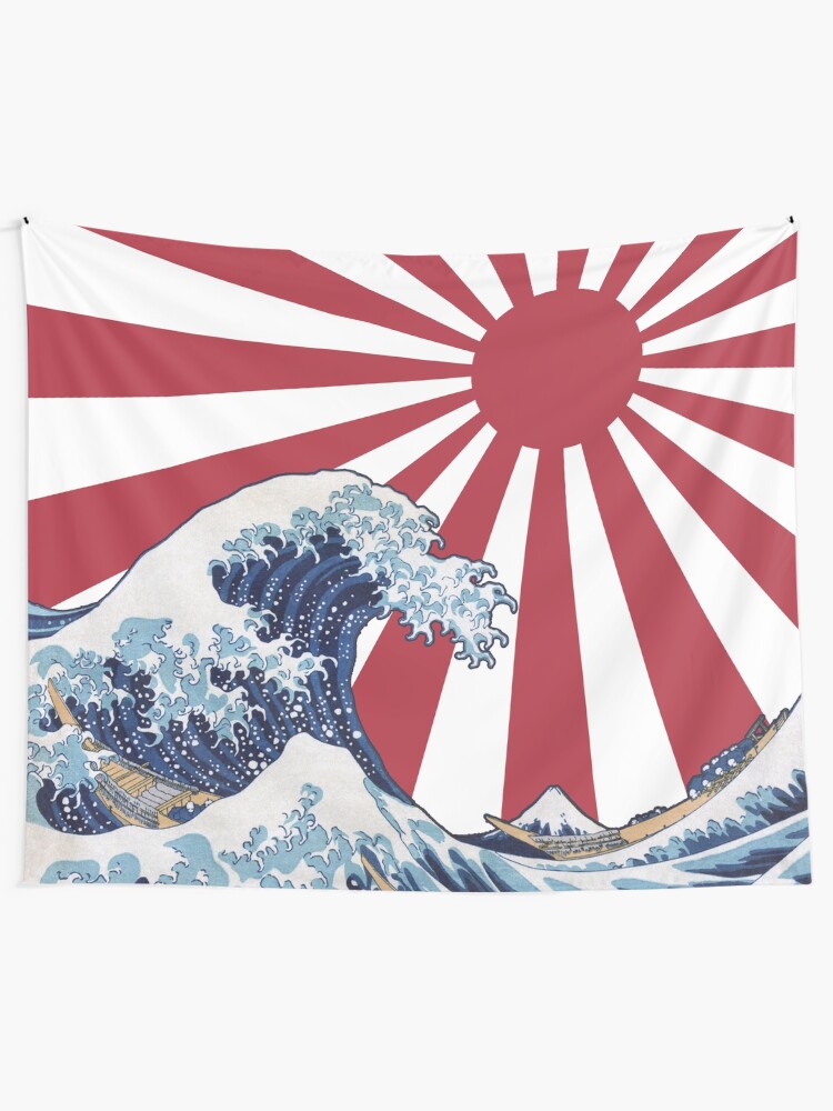 rising sun tapestry