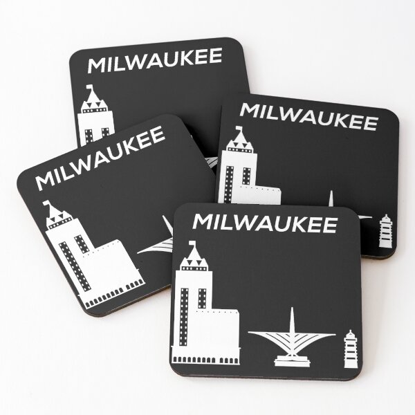 Item preview, Milwaukee Skyline, Wisconsin, USA designed and sold by marosharaf.