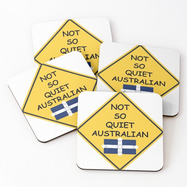 Item preview, Warning - Not So Quiet Australian designed and sold by Kestrelle.