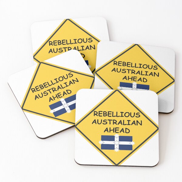 Item preview,  Warning - Rebellious Australian Ahead designed and sold by Kestrelle.