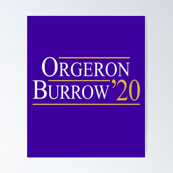Item preview, Orgeron Burrow 2020 designed and sold by Primotees.