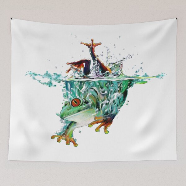 Item preview, Tree Frog Splash designed and sold by Salmoneggs.