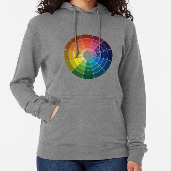 Colour wheel tints tones and shades Lightweight Hoodie