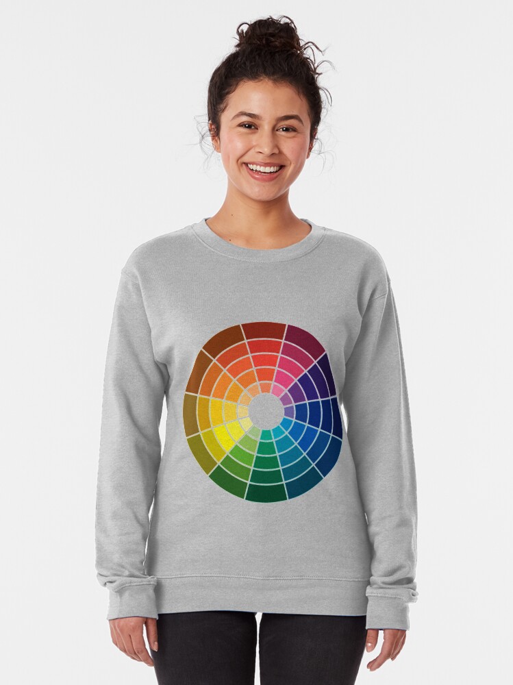 Alternate view of Colour wheel tints tones and shades Pullover Sweatshirt