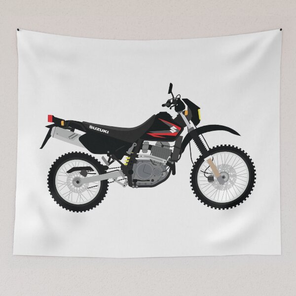 Item preview, DR650 Motorcycle - Black designed and sold by StudioFloyd.