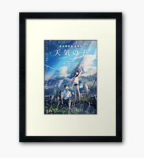 Weathering With You Poster (Tenki no Ko) (Japanese Ver) Framed Print