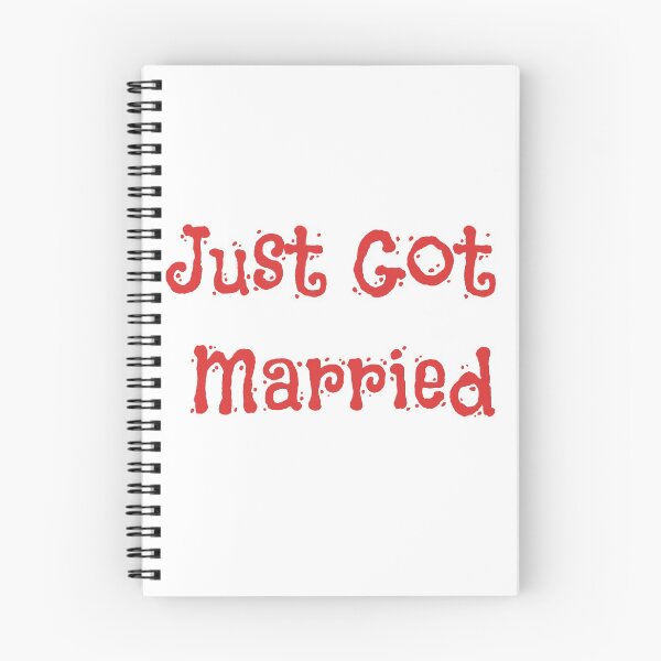 Item preview, Just Got Married perfect design for new husband and new wife designed and sold by marosharaf.