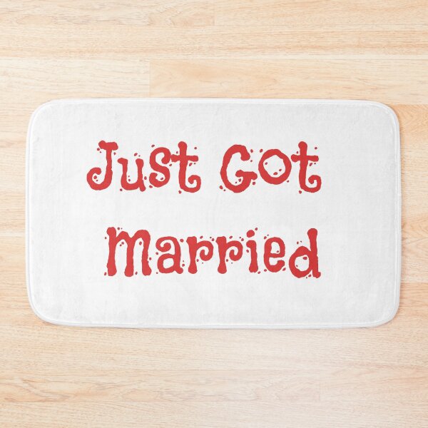 Item preview, Just Got Married perfect design for new husband and new wife designed and sold by marosharaf.