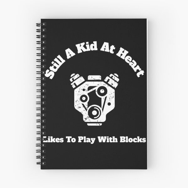 Item preview, Still A Kid At Heart Likes To Play With Blocks White Text designed and sold by TWMBDesigns.