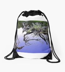 Fallen Tree Reflections................Most Products Drawstring Bag