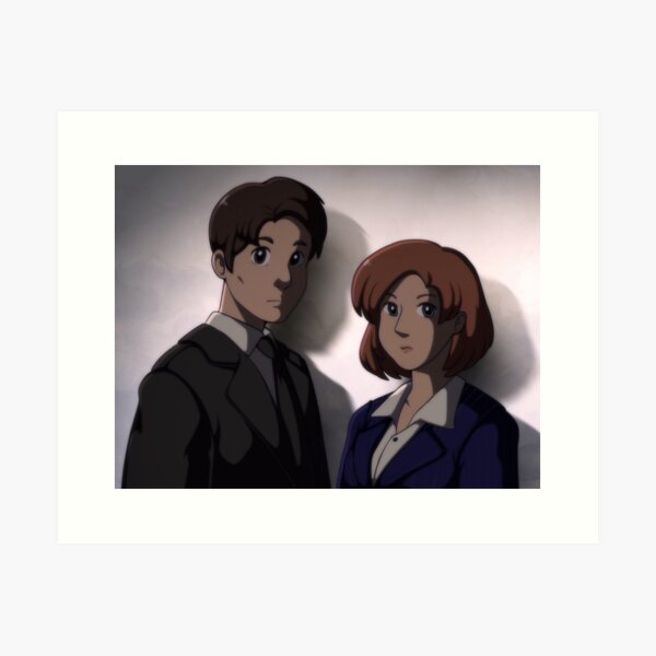 Aperçu de l'œuvre Mulder et Scully créée et vendue par The Rabbit Follower.