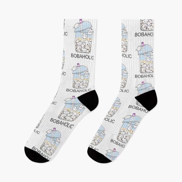 Item preview, Chubby Bobaholic Cats Love Boba! designed and sold by SirBobalot.