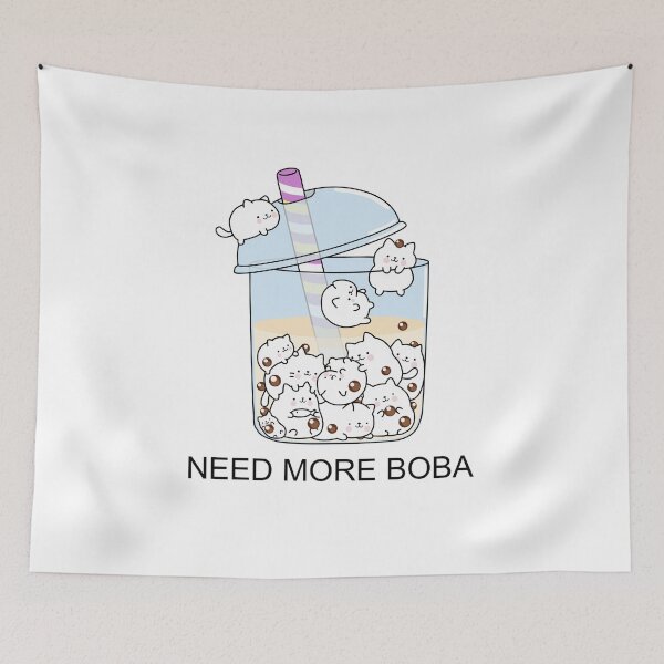 Item preview, Chubby Cats Need More Boba! designed and sold by SirBobalot.