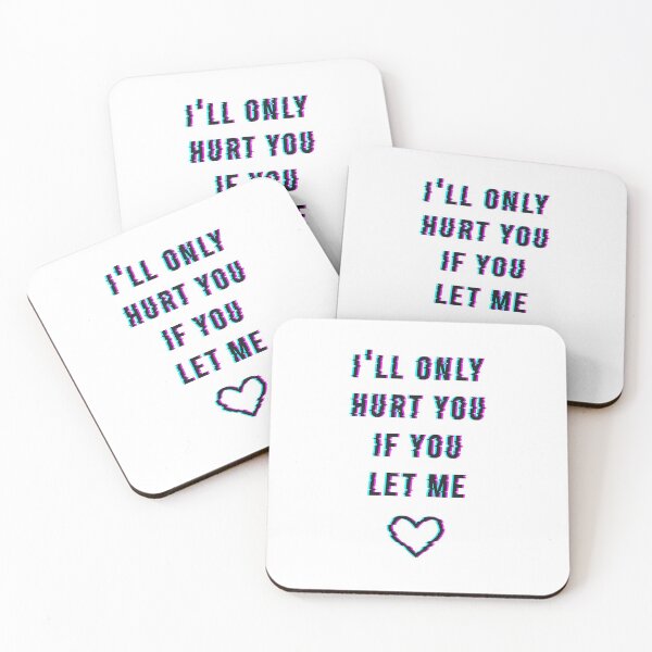 Item preview, Quote Billie Eilish when the party's over I'll only hurt you if you let me - black designed and sold by AlexTheRieur.