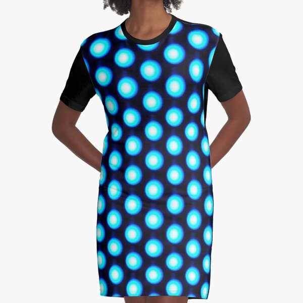 sun white blue eye Graphic T-Shirt Dress