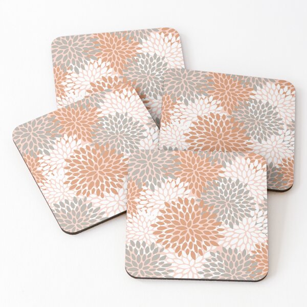 Item preview, Floral Pattern, Peachy, Coral, Pink designed and sold by meggydesigns.