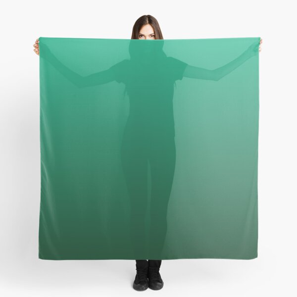 2021 Gradient Collection - Sea Green Scarf for Sale by