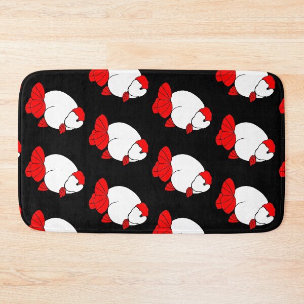 Item preview, Ranchu Red Cap Red Tail Goldfish Logo 20 designed and sold by Nosnah.