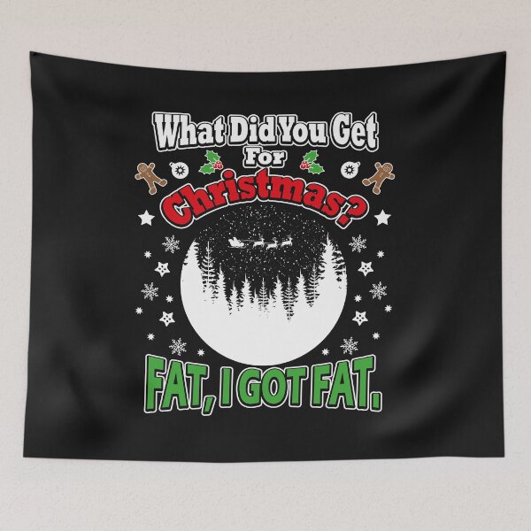 Item preview, Funny Christmas design fat designed and sold by sunnym79.