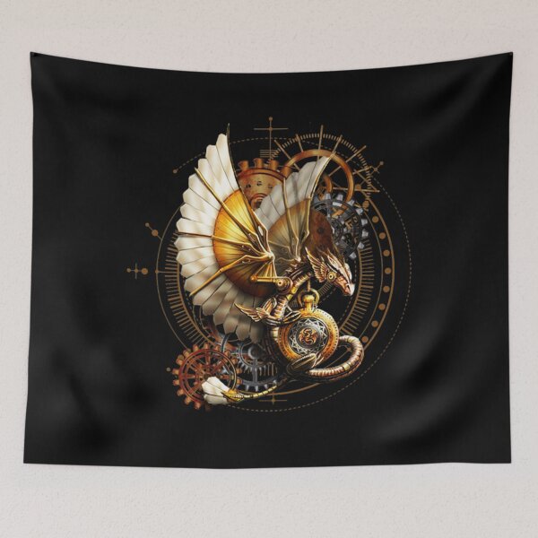 Item preview, Steampunk Dragon On Watch Gift designed and sold by Jose Art Studio.