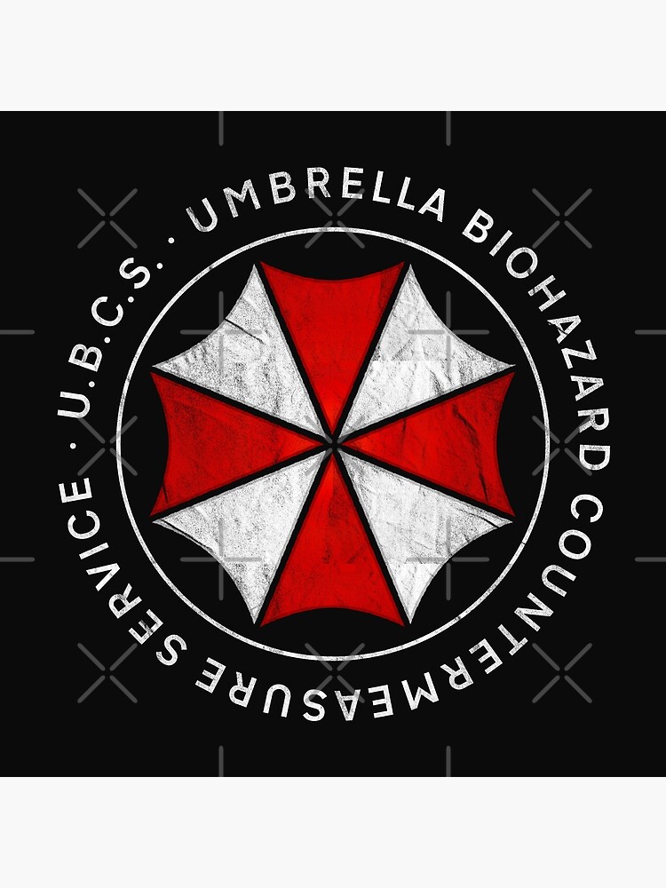 Resident Evil Umbrella Corporation Abzeichen zum Anstecken 20 mm Metall Emaille