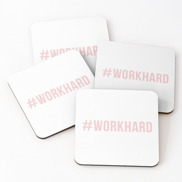 Item preview, Work Hard Gym Fitness Motivational Quote designed and sold by maniacfitness.