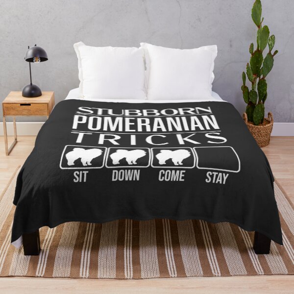 Item preview, Funny Pomeranian Design: Stubborn Pomeranian Tricks / Stubborn Dog Tricks, funny gift idea designed and sold by HEJAshirts.